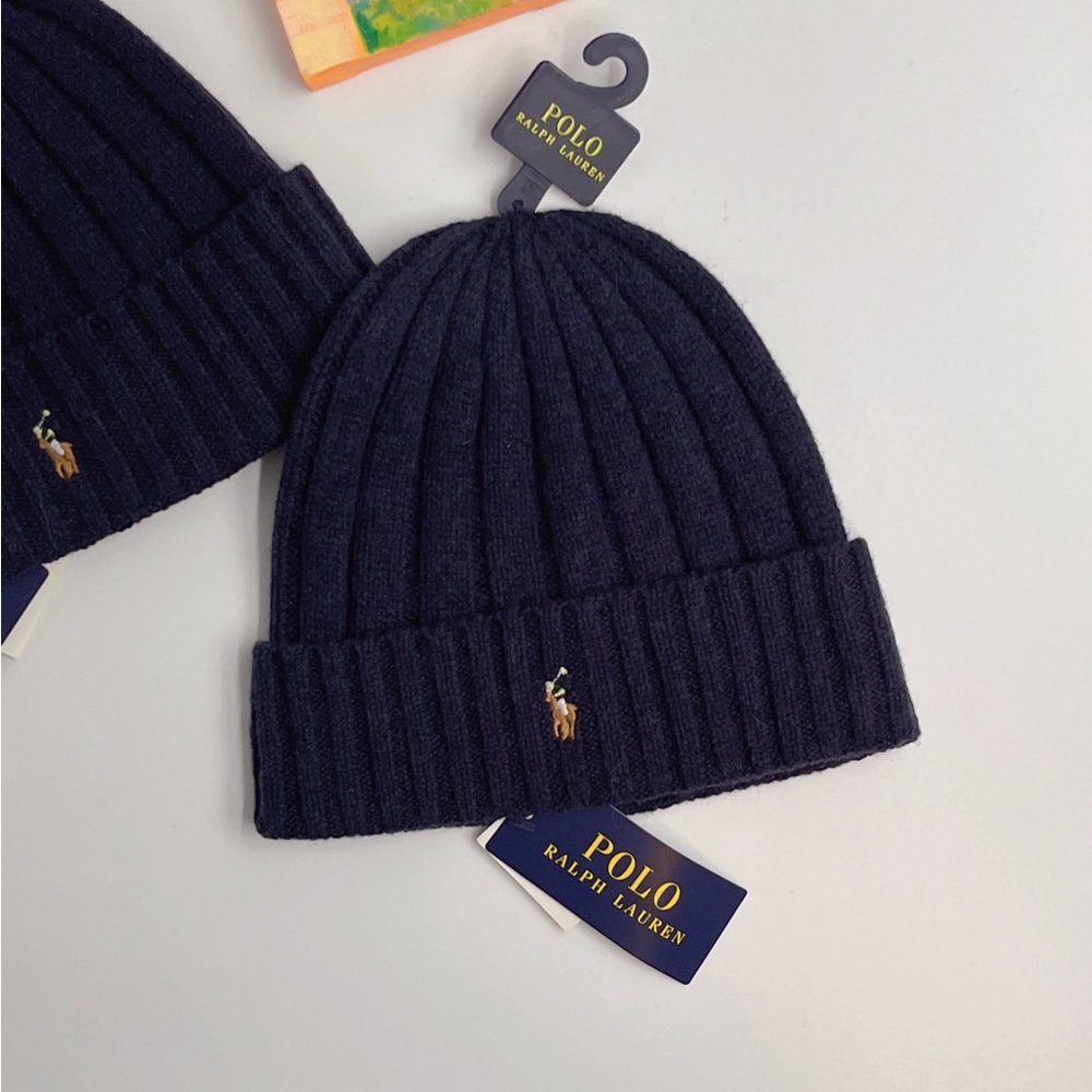 Polo Ralph Lauren Pony Lambs Wool Knit Beanie